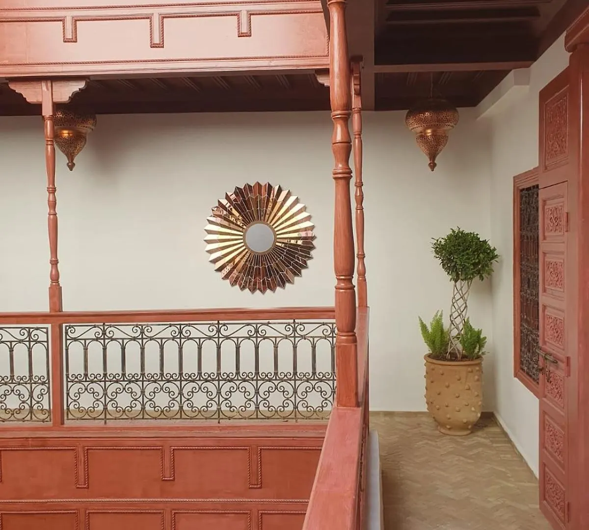 Hotel typu riad Hotel Le Singe Rose Marrakesz Maroko